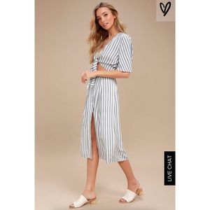 LULUS | STRIPED TWO PIECE DRESS